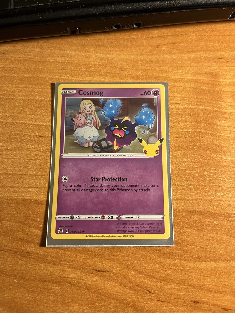 Karty pokemon oryginalne Celebrations Cosmog