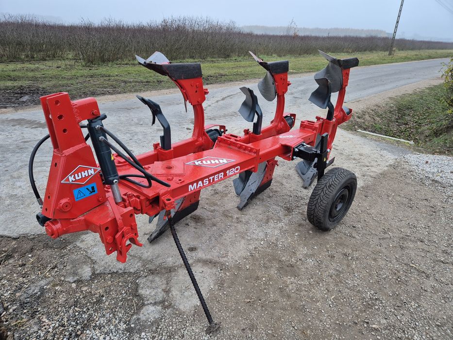Pług 3 skibowy Obrotowy Kuhn Master 120!! Non-Stop!! NOWE ELEMENTY!!