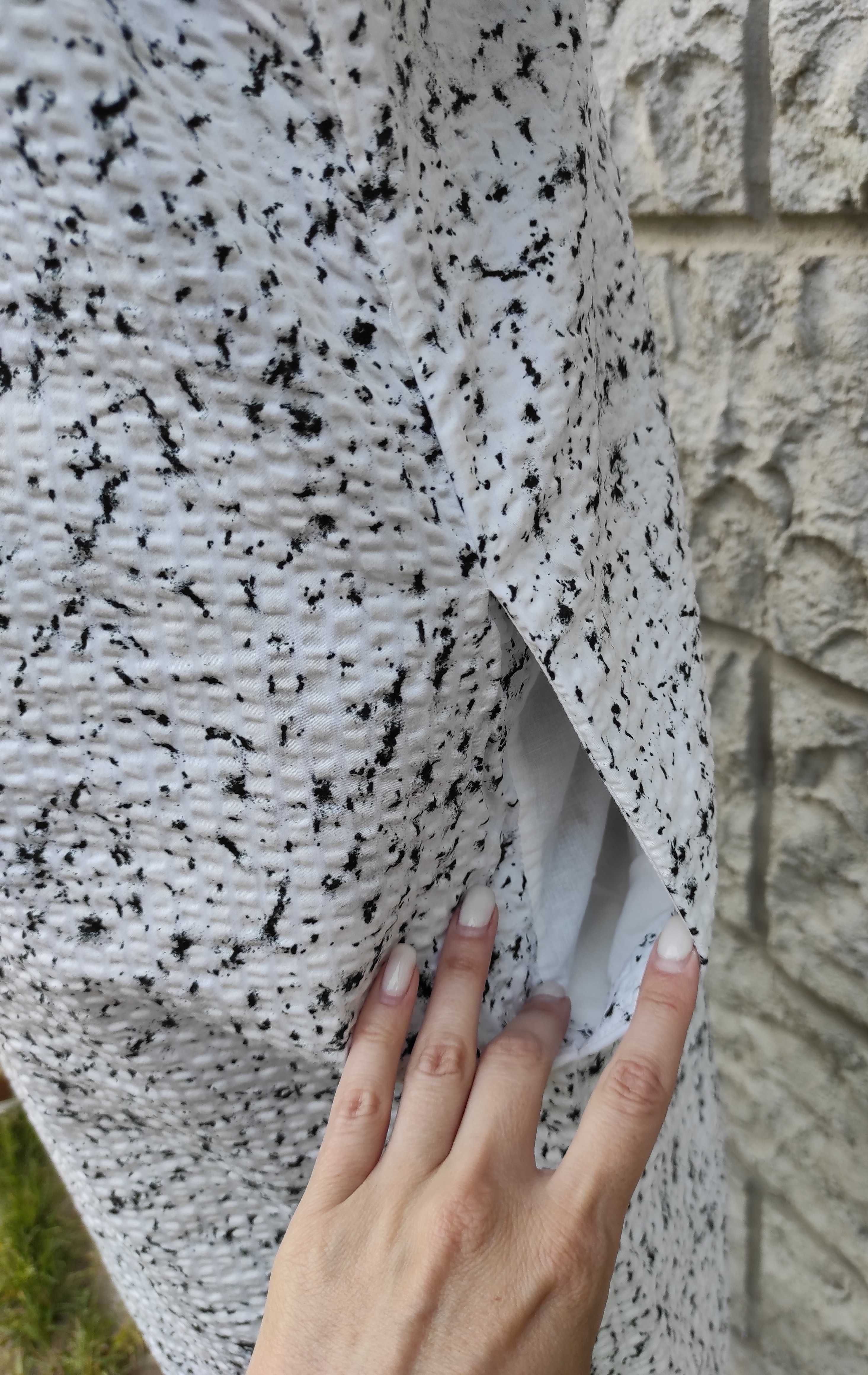 Натуральне плаття жатка біле Cos- літня сукня на замок