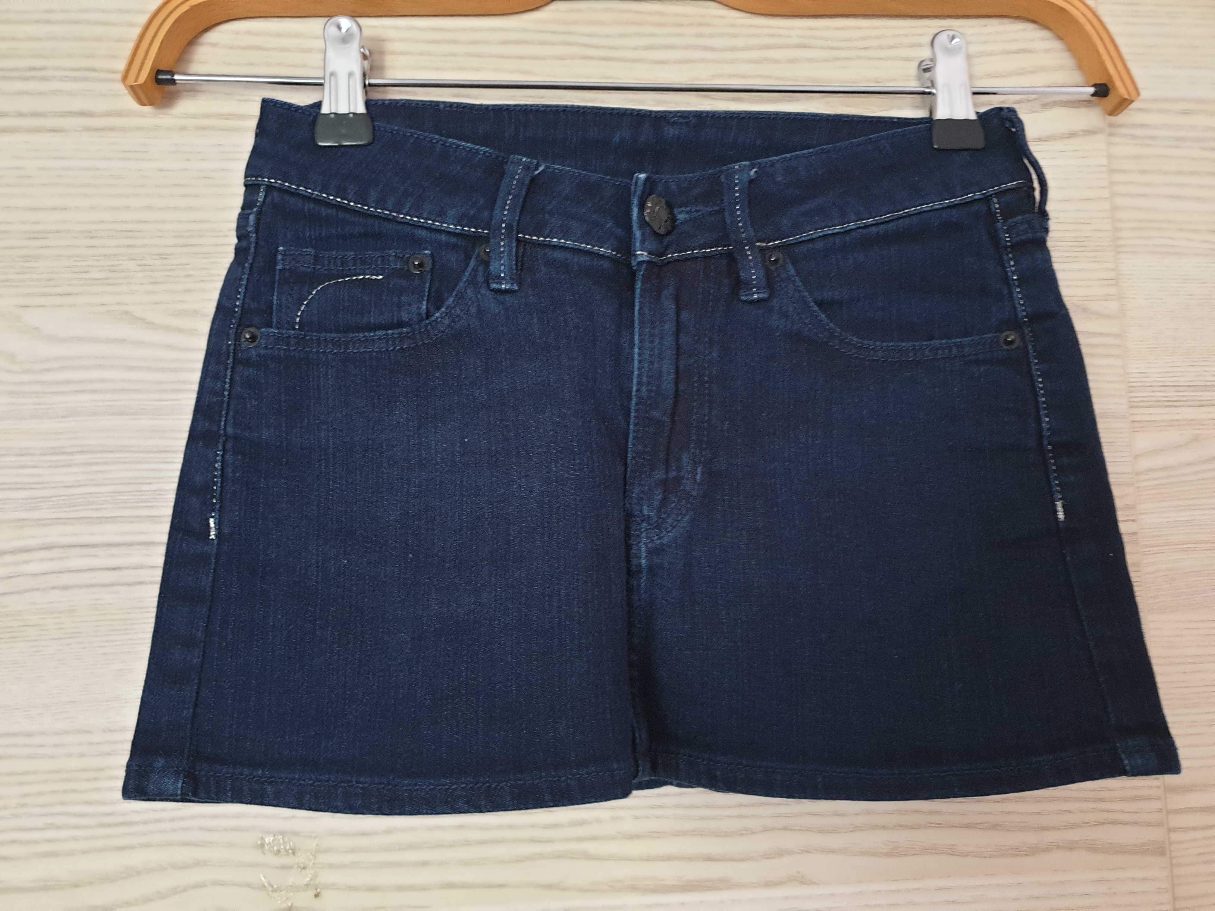 r 140 Spódniczka jeansowa bdb H&M