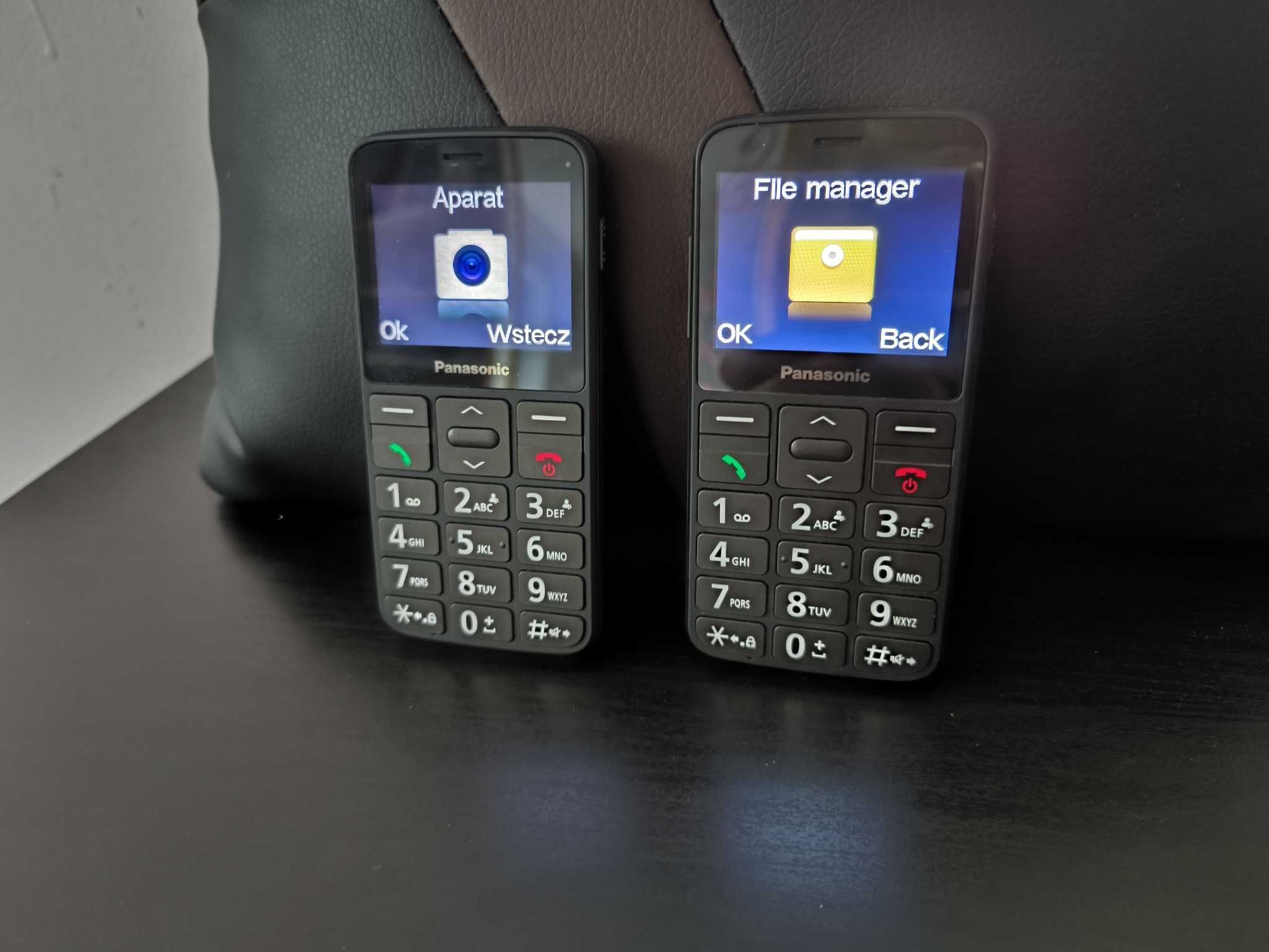Łatwy w obsłudze telefon Panasonic z USB-C (Zestaw 2)