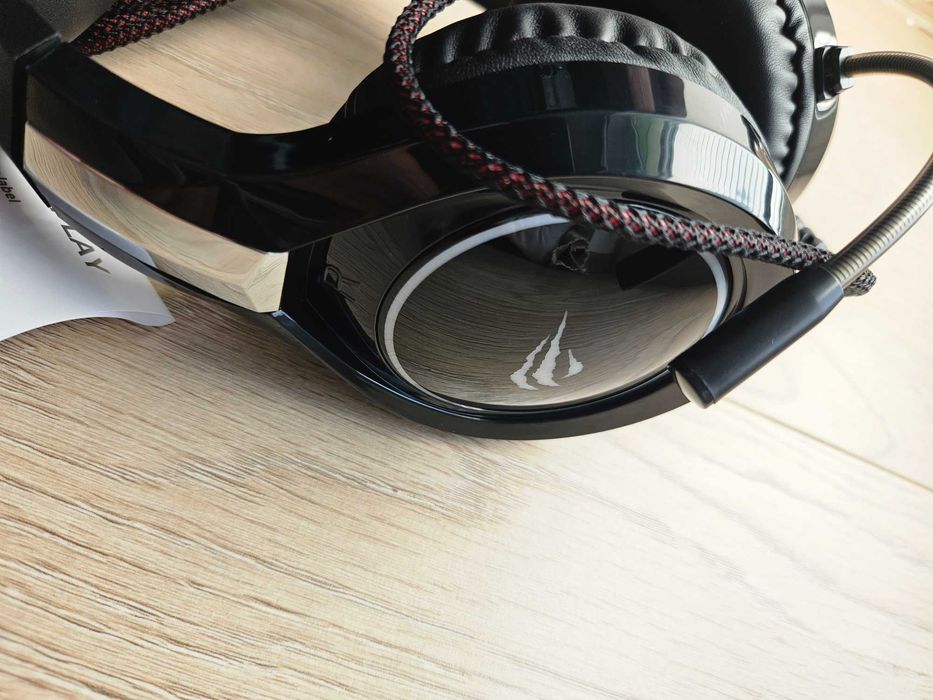 Słuchawki HAVIT H2232D Nauszne NOWE dla graczy gamingowe mikrofon LED