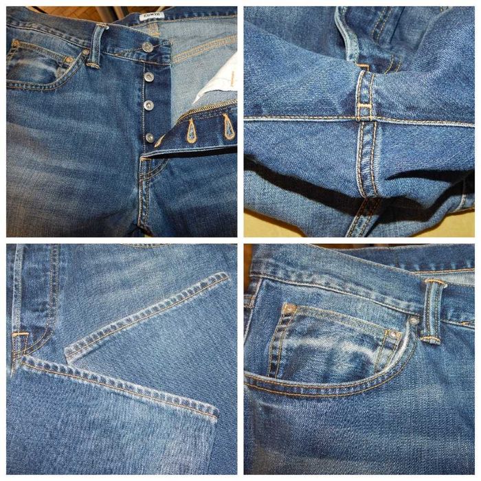 Джинсы regular tapered EDWIN ED-55. Size W34 L34