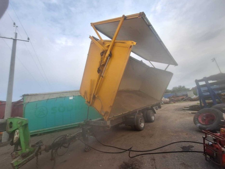 Kontener otwierany bok hydraulicznie 7m  plandeka hydrauliczna 6 sztuk