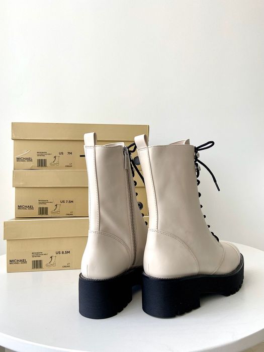 Мichael Kors Жіночі шкіряні черевики ботінки женские кожаные ботинки