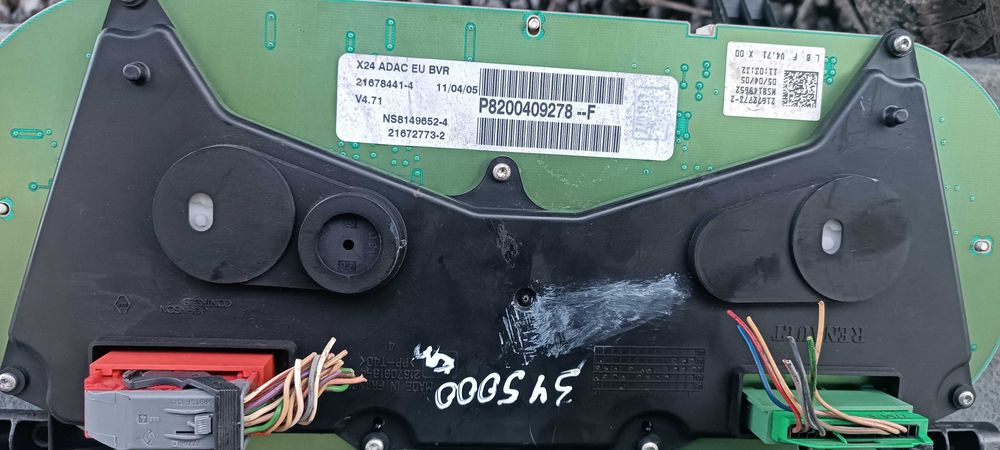 Панель з бортовим компютерм+ перемикач Renault Master Movano Interstar