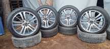 KOŁA LAND ROVER,BMW 9.5J 20 ET53 5X120 72.6mm,GOOD YEAR M+S 265/45 R20