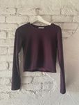 Bordowa bluzka/bluza stradivarius L