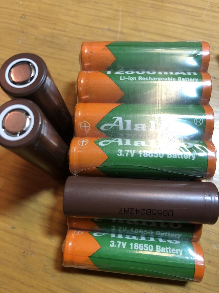 Baterias litio novas LGAHG21865 tres mil miliamperes mAh