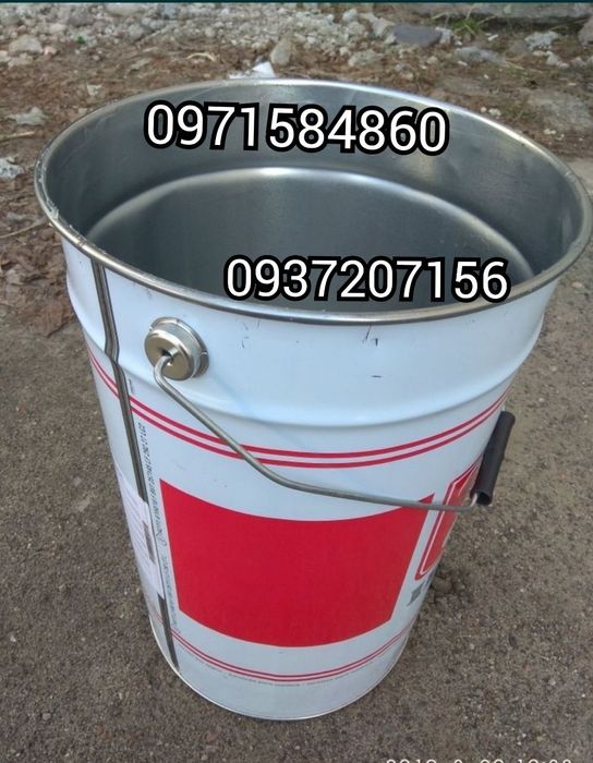 Ведра  на 20л и 25л с крышкой под хомут или в виде короны.