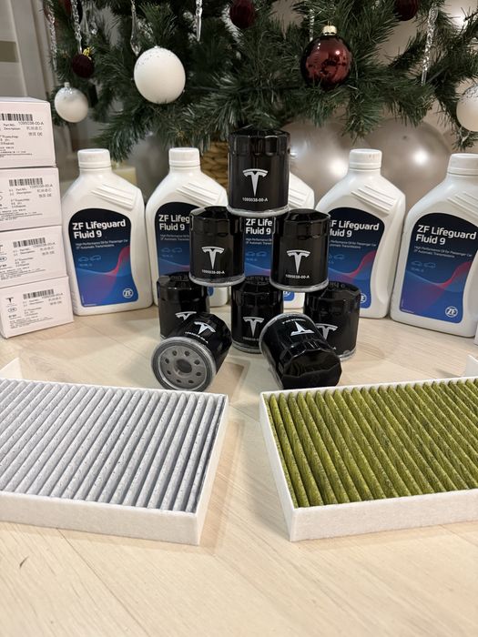 Масло та фильтр Tesla