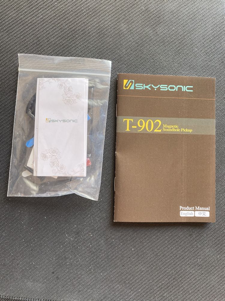 Captador Ativo Skysonic T-902 p/ Guitarra Acústica (com Mic E7T6)