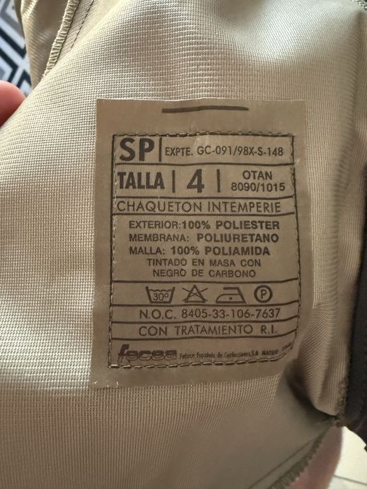 Іспанський воголозахисний костюм, дощовик комплект, куртка і штани