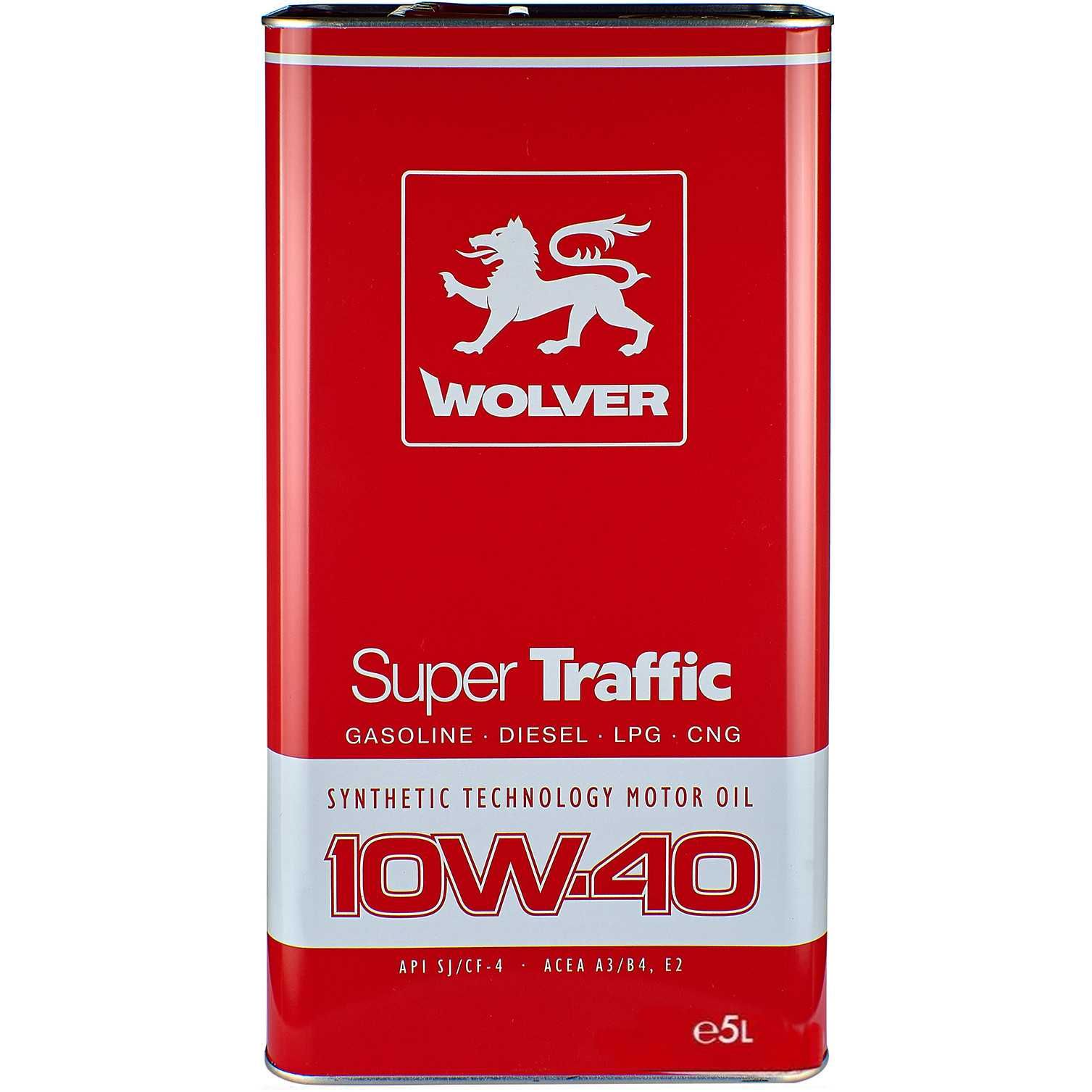 WOLVER 10w-40 Super Traffic 4/5 л моторное масло