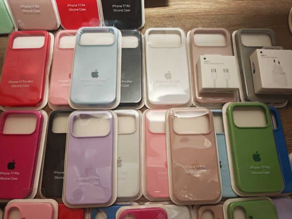Capas iPhone 17 e  16 e Carregador e cabos