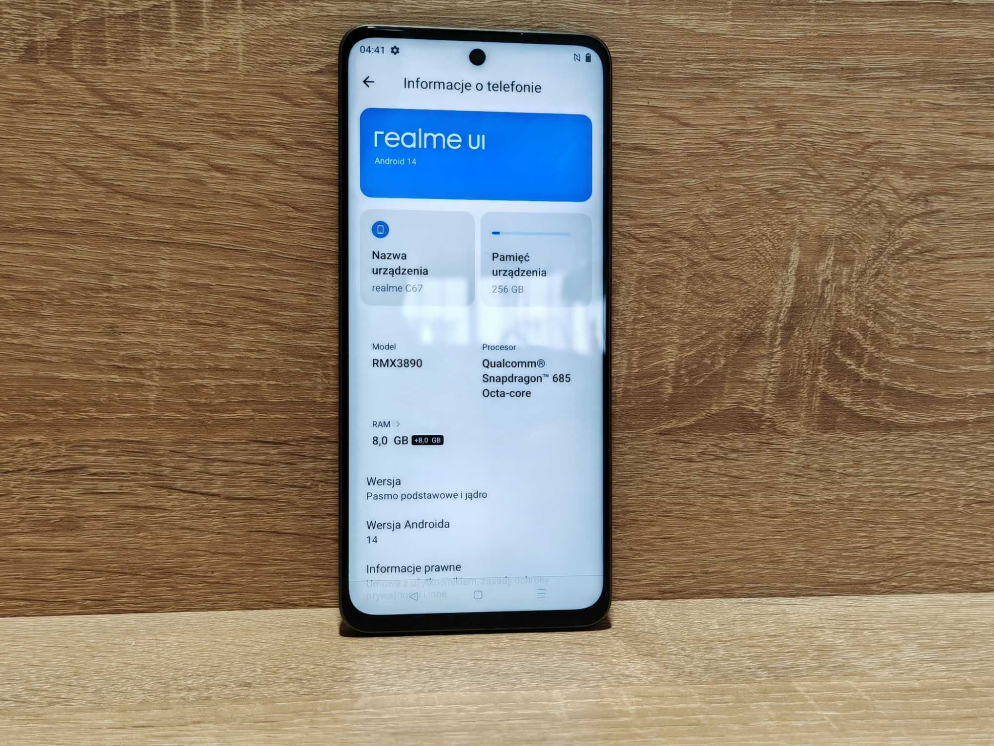 Smartfon realme C67 8 GB/256 GB LTE czarny