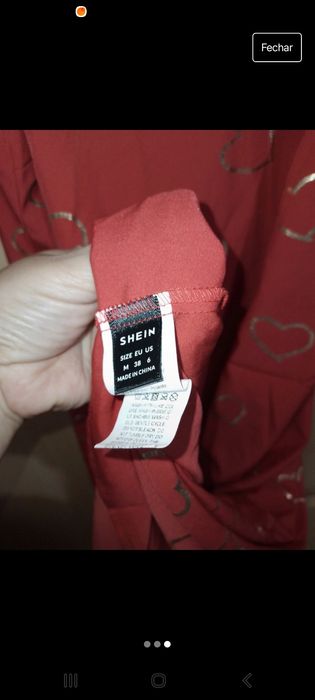 Vestido vernelho comprido