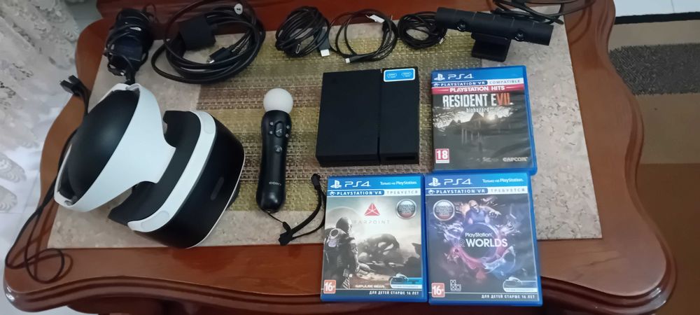 Ps4 óculos VR + comando move + câmara