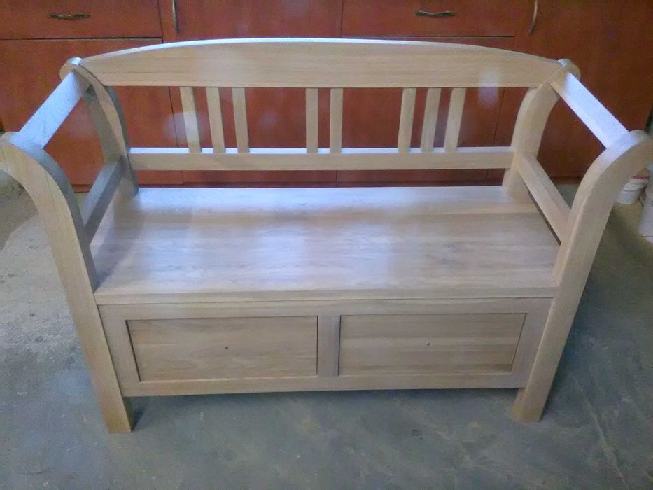 Ławka dębowa  do przedpokoju