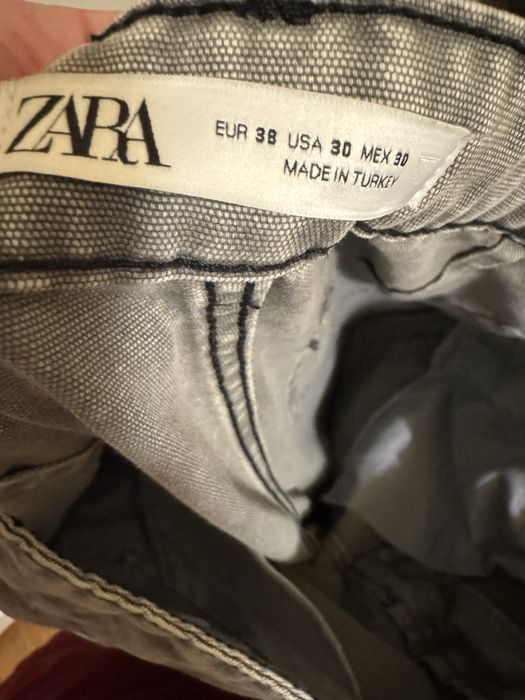 Calça Cargo Cinza Zara tamanho 38