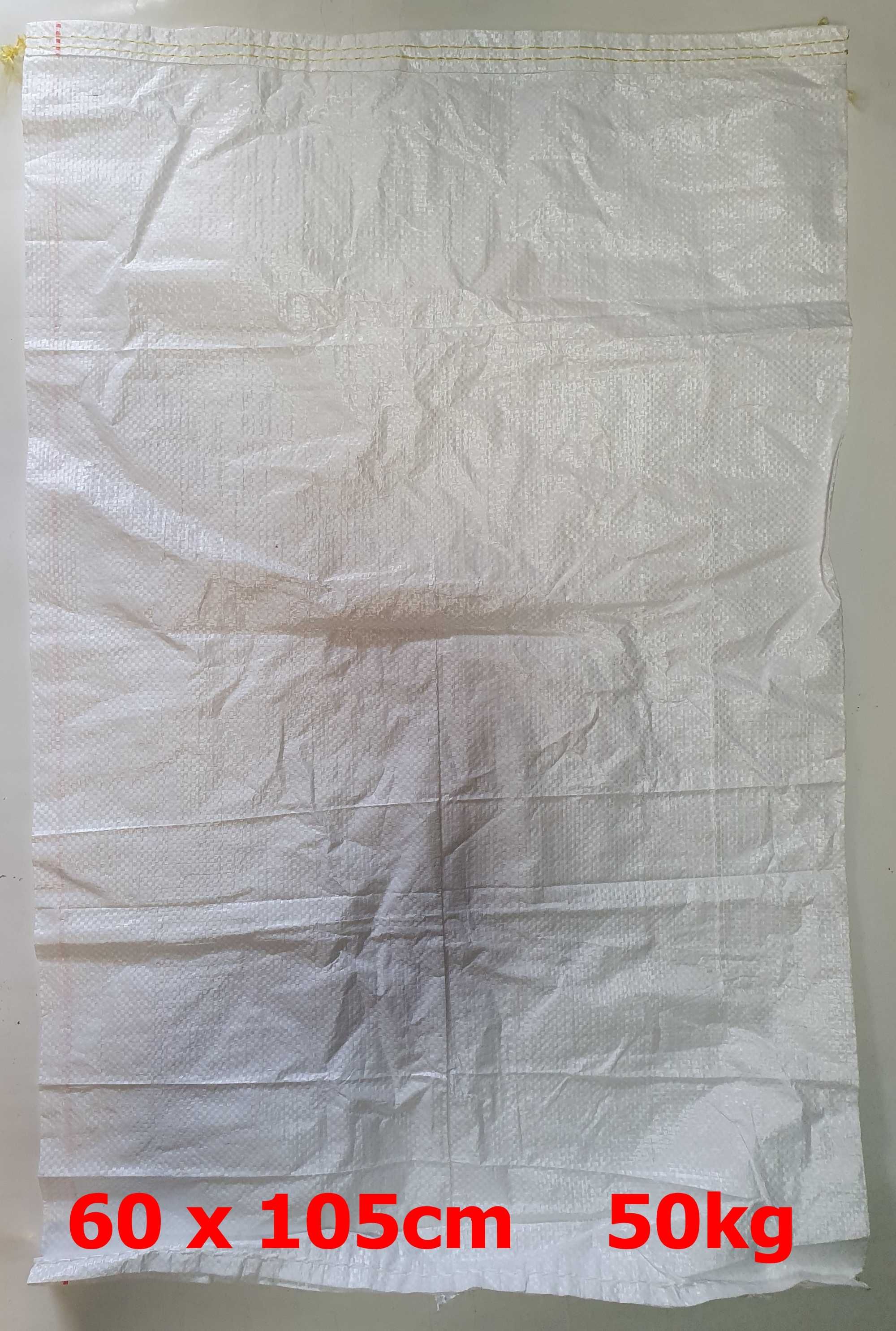Worki polipropylenowe na gruz 60 x 105cm 50kg Nowe