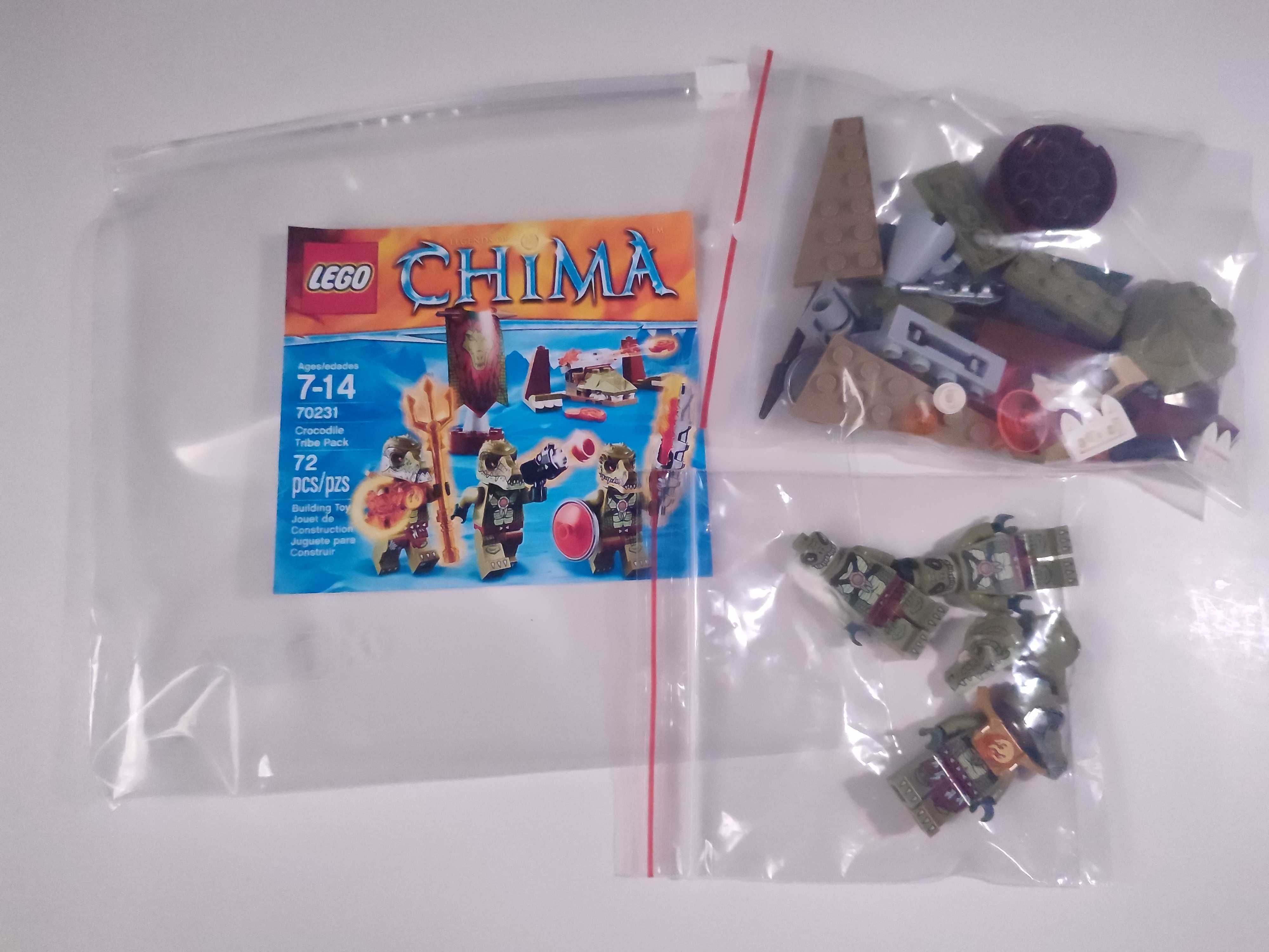 LEGO Chima 70231 - Plemię krokodyli - Komplet 100%