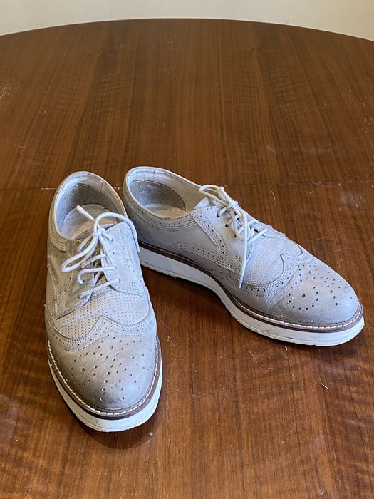 Женские туфли оксфорды броги натуральная кожа 38