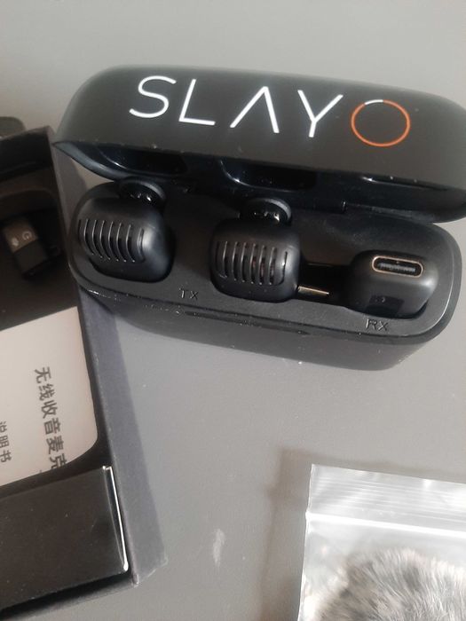 Bezprzewodowy Mikrofon Krawatowy do telefonu Slayo Mike S13