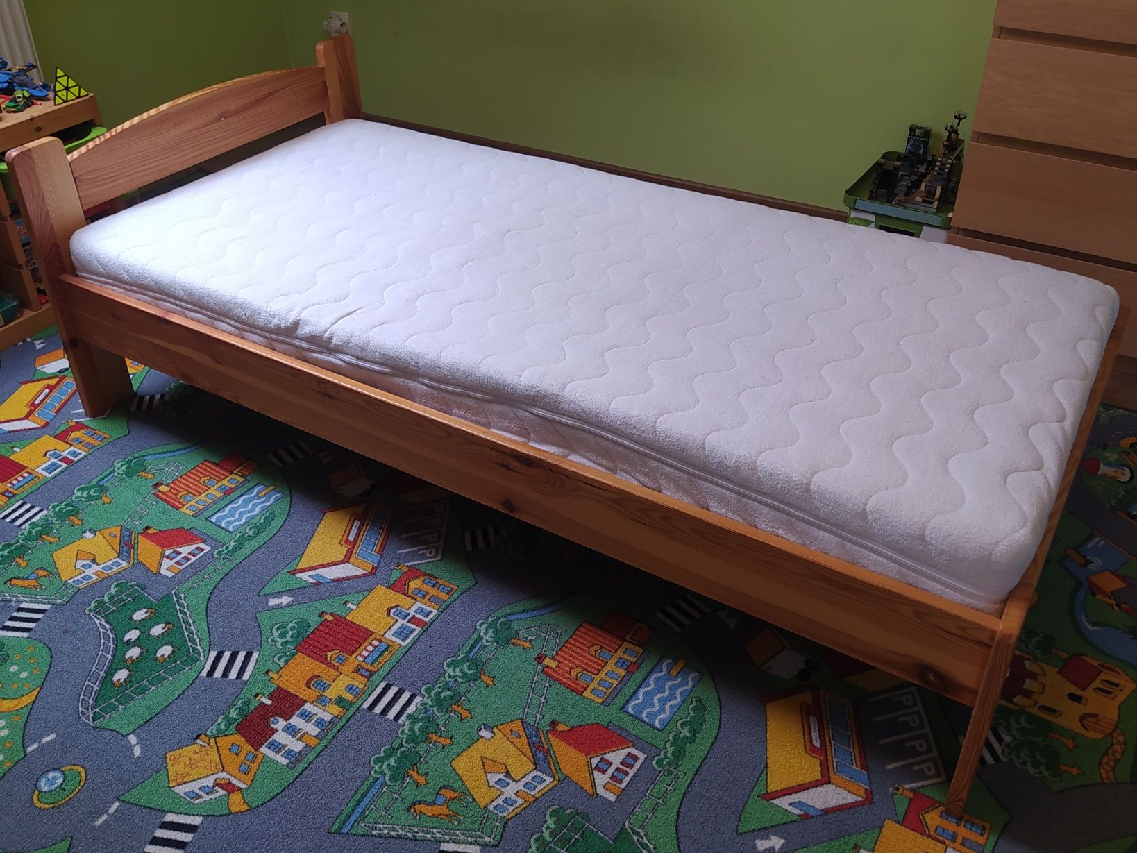 Łóżko drewniane sosnowe MILANO 90x190 1szt. z 2