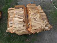 Drewno rozpałkowe - liściaste, (dąb) zrzyny, ścinki