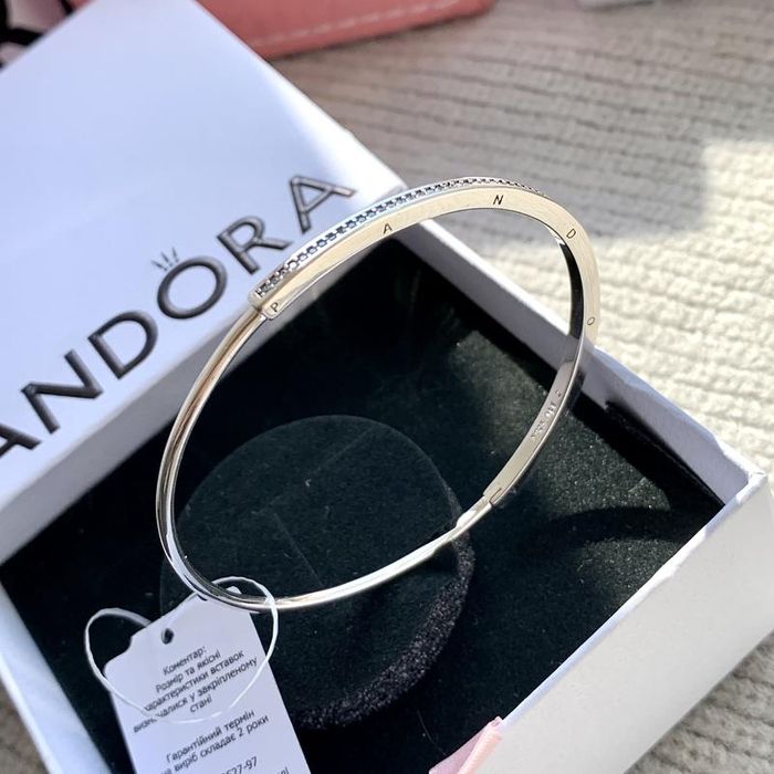 Браслет Пандора оригінальний Бангл I-D Pandora новий срібло 925