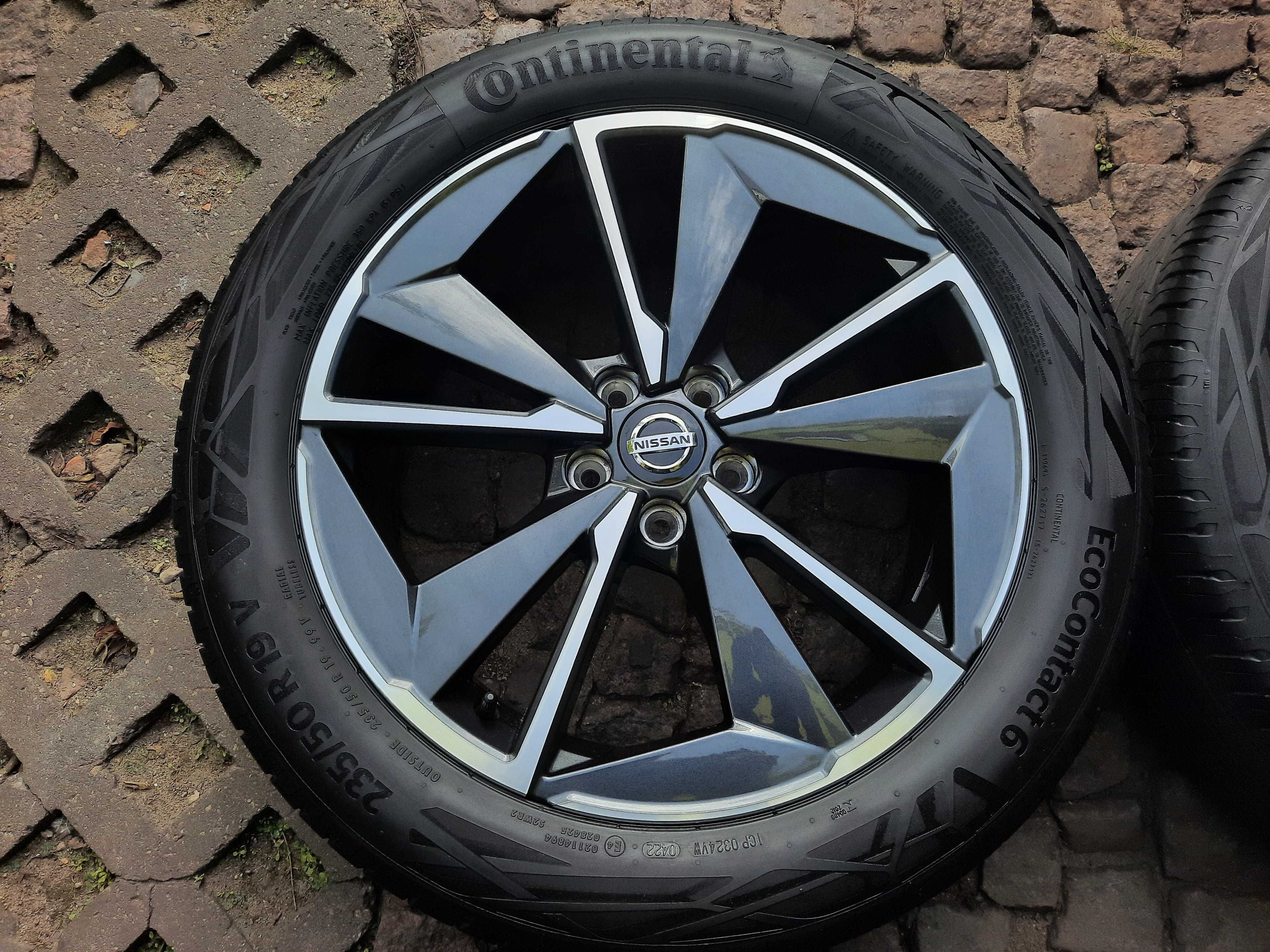 Oryginalne koła aluminiowe NISSAN QASHQAI J12 19" 5x114,3 j. NOWE