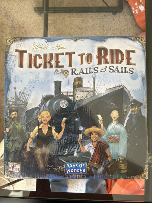 Jogo de tabuleiro,Ticket to Ride versão Rails & Sails