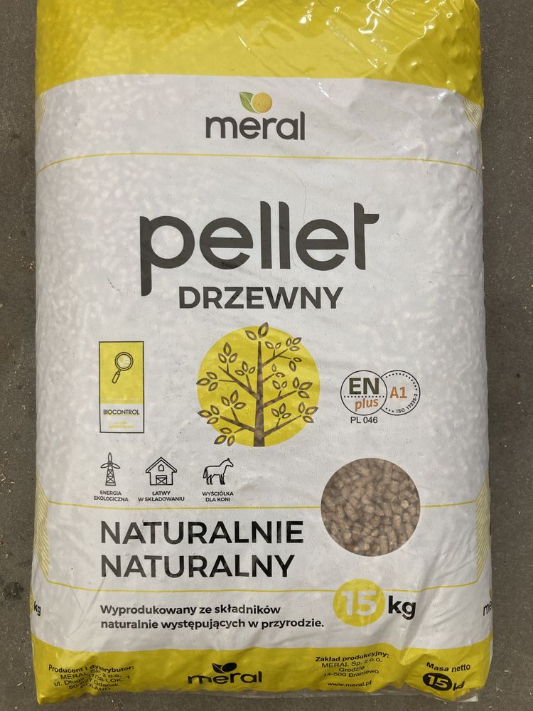 Eko opał Pellet drzewny iglasty lub mieszany 6 lub 8mm