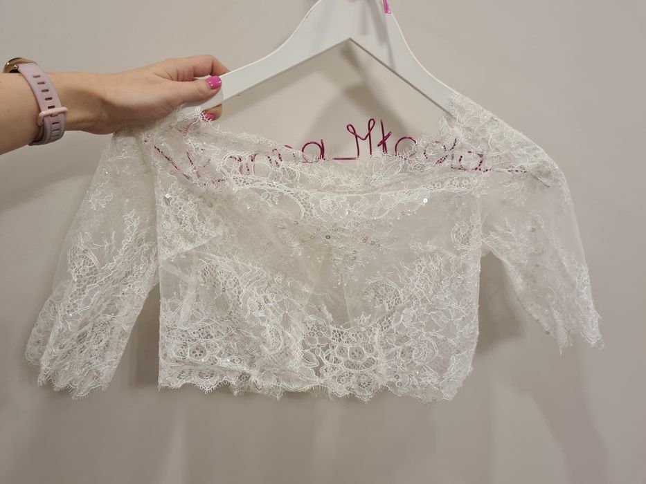 Bolerko ślubne r.38