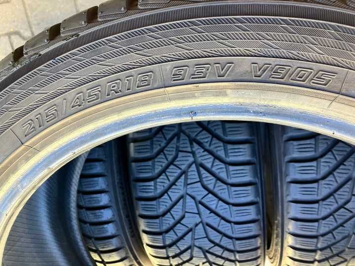 YOKOHAMA BluEarth Winter V905 215/45r18 2019r 4szt KPL Opony zimowe 18