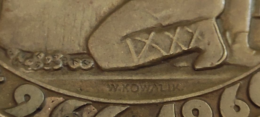 Medal 1.000 lat Monety Polskiej W. Kowalik