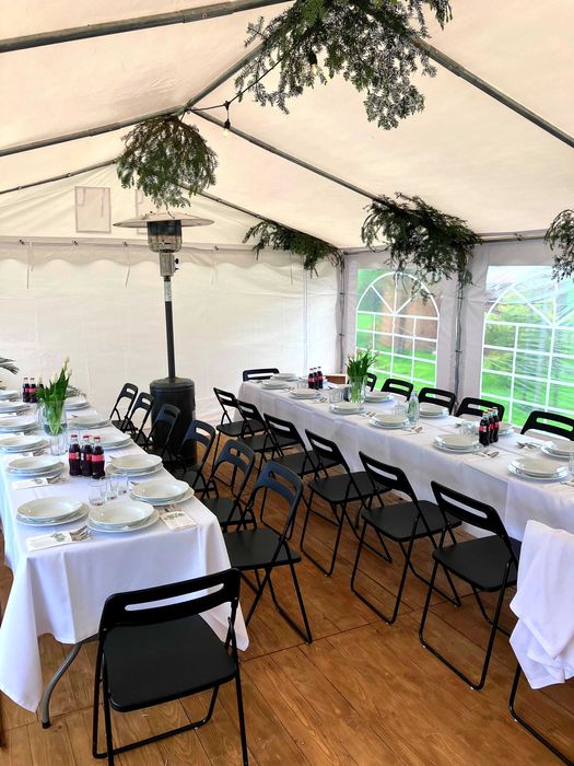 Wynajem namiotów plenerowych. Krzesła, PARKIET DREWNIANY