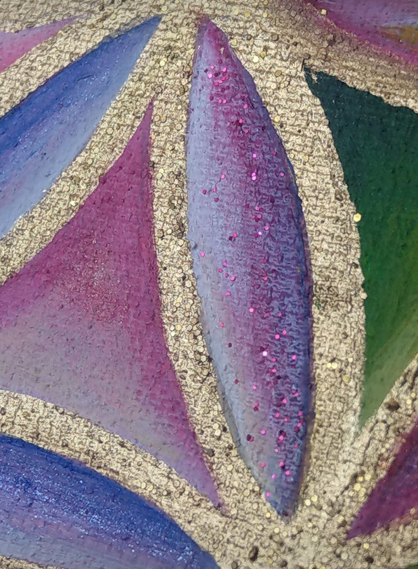 Kwiat życia mandala obraz akryl podobrazie