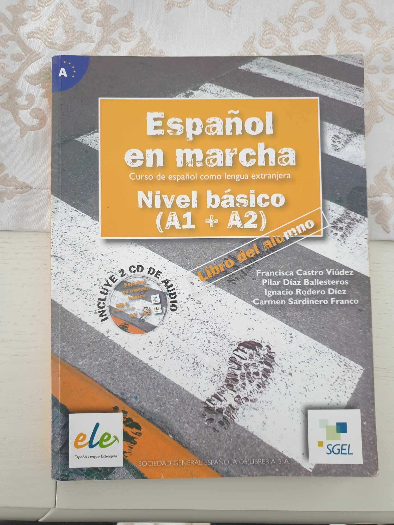 Książka do języka hiszpańskiego: Espanol en marcha Nivel basico A1+A2