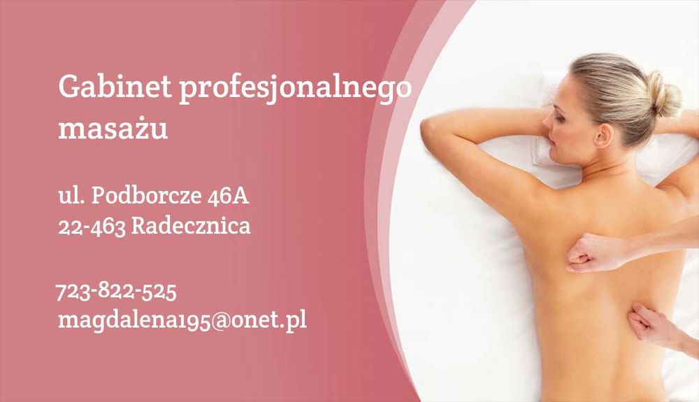 Ganinet  profesjonalnego masażu