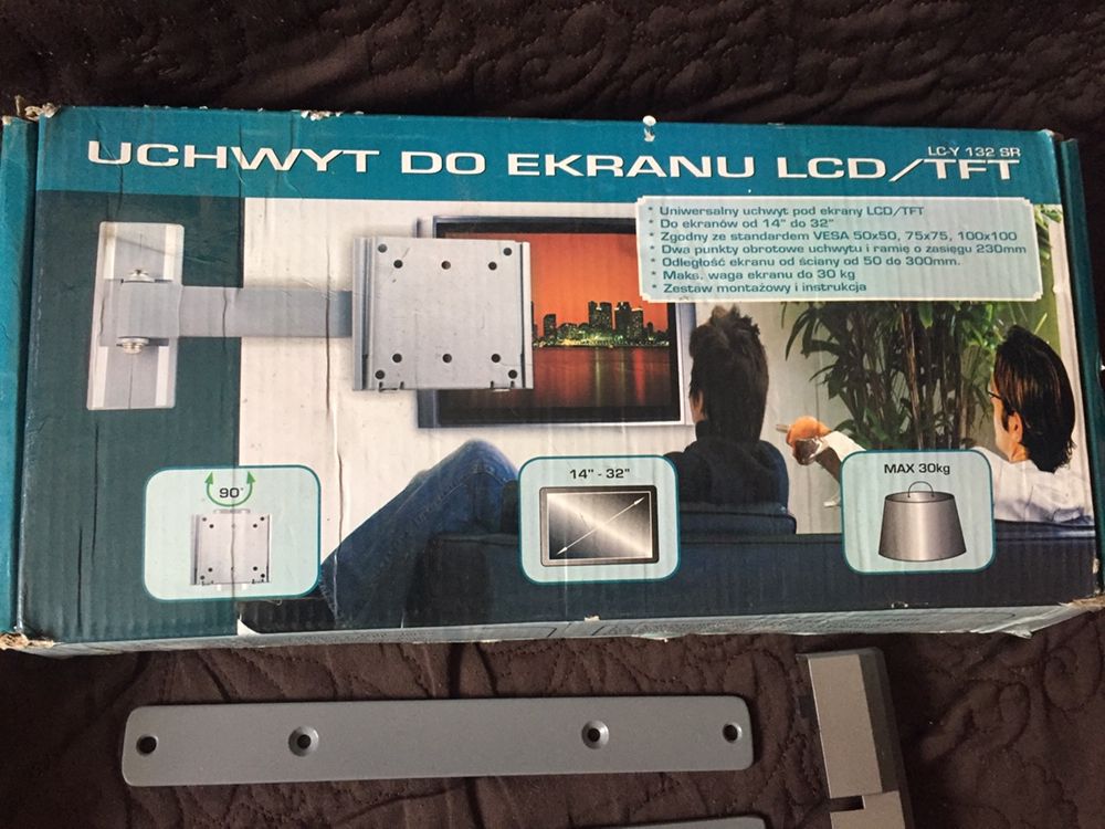 uchwyt do TV Arkas LC-Y 132 Jak nowy Komplet LED LCD Wawa