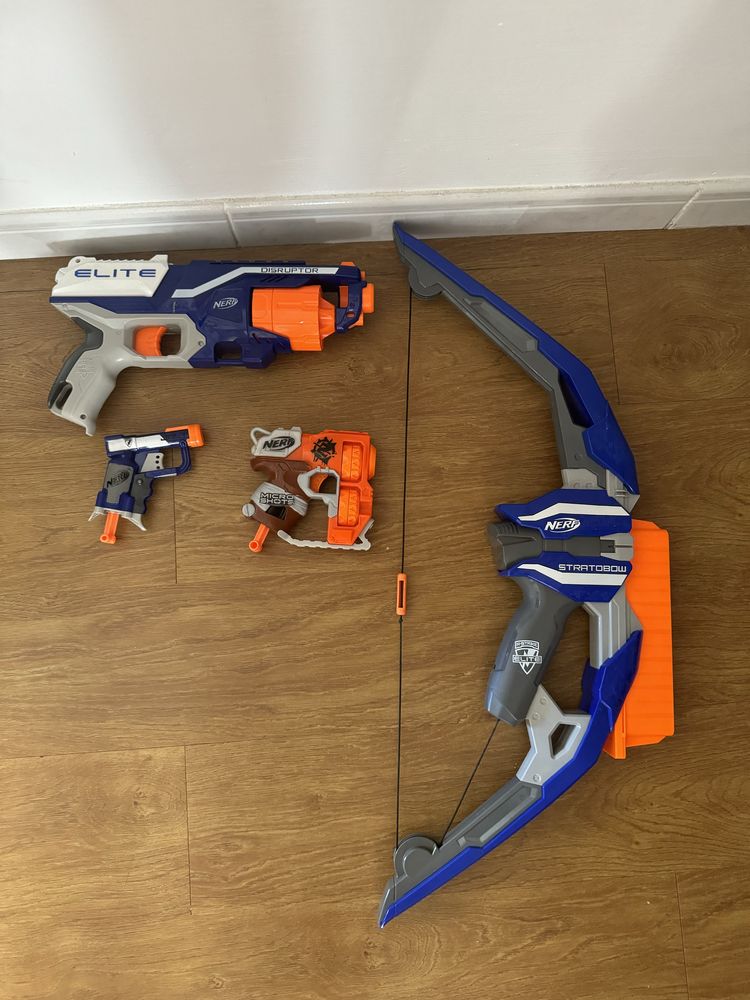 Pistolas Nerf  e Arco Nerf (várias)