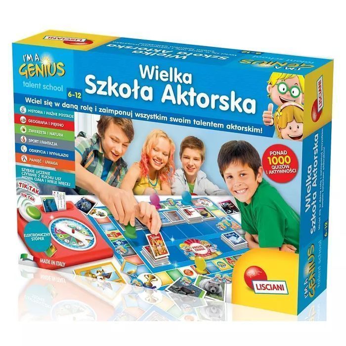 I'm a Genius. Wielka szkoła aktorska. Lisciani