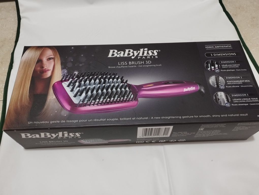 Escova alisadora Babyliss