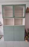Movel/Estante/Vitrine IKEA BESTA verde (como novo)