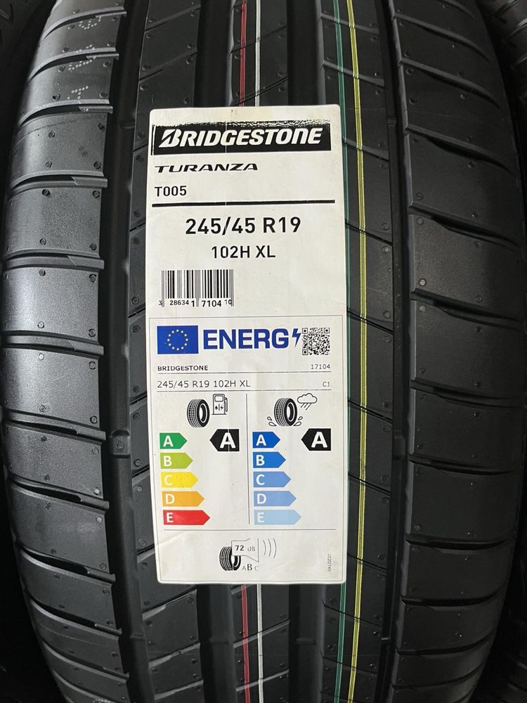 245/45/19 R19 Bridgestone Turanza T005 4шт нові