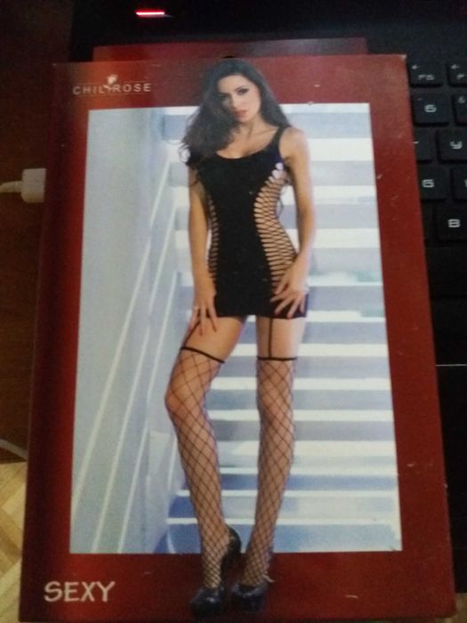 Mini sukienka czarna Chilirose CR-4336 Okazja