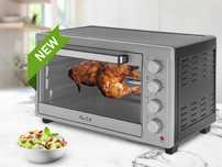 WYPRZEDAŻ Mini PIEKARNIK Elektryczny 45L Rożno Termoobieg Grill