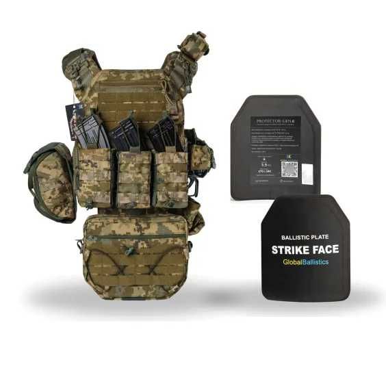 Бронежилет 6 класу ДСТУ Warmor gen. 3 Max. Піксель. (Плити по 2,8кг)